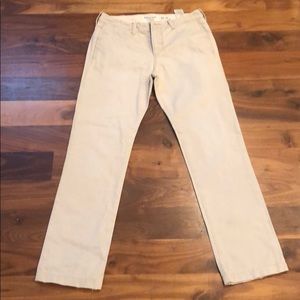 A&F Skinny Chinos - light khaki